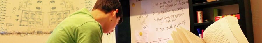 Student studying 